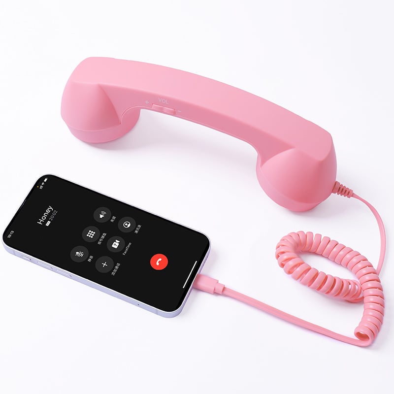 📞Vintage Select Bluetooth Phone Handset - Wireless/Wired and USB Phone Receiver for Comfortable Calls, Bluetooth/Type-c Port📞