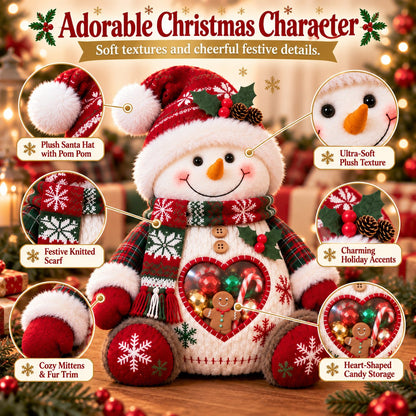 🎅 Refillable Christmas Figurine Treat Holder
