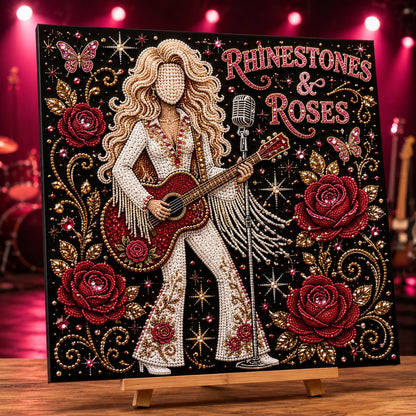 🎁🎤 Premium 3D Pearl Dolly Country Music Tribute Art Kit 💎✨