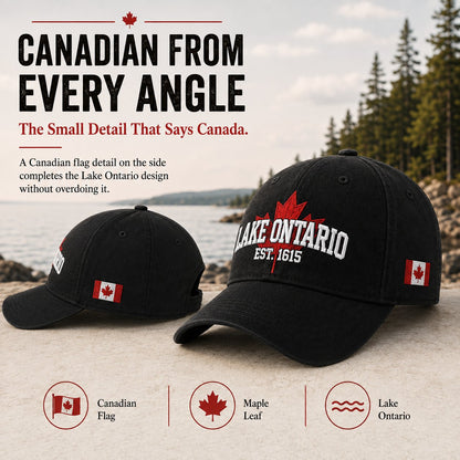 🍁Lake Ontario Forever – Heritage Embroidered Cap