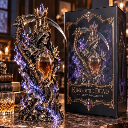Grim Reaper Whiskey Decanter – King of the Dead Gothic Bar Decor