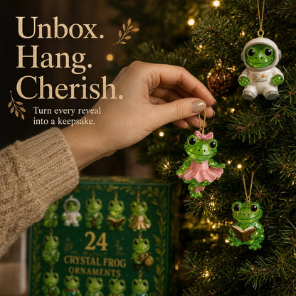 🐸 24-Day Frog Ornament Advent Calendar