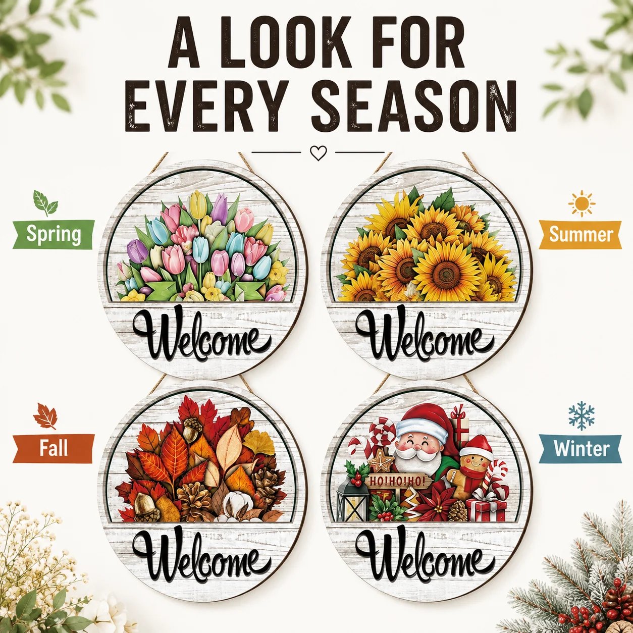 ✨ Refresh Your Door All Year — 16 Designs
