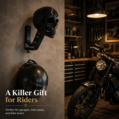 Black Knight Skull Helmet Stand