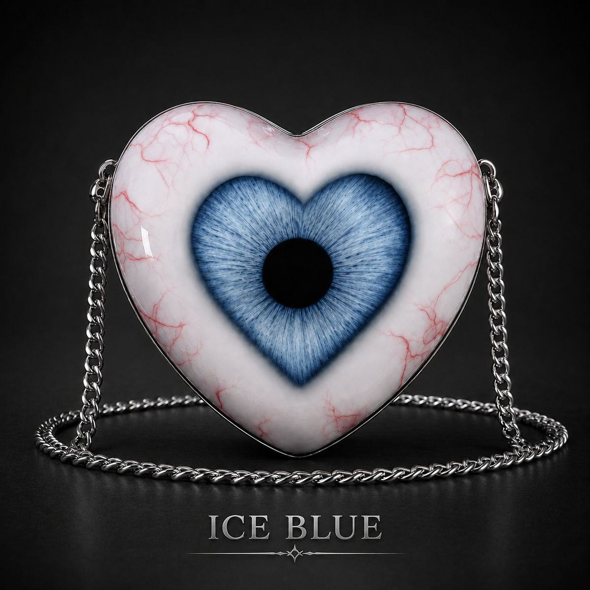 ❤ Gothic Heart Eye Statement Crossbody Bag