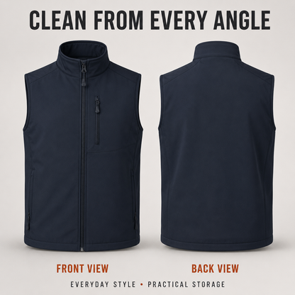 Men’s Everyday Concealment Vest – Dual-Side Built-In Holster & Inner Storage