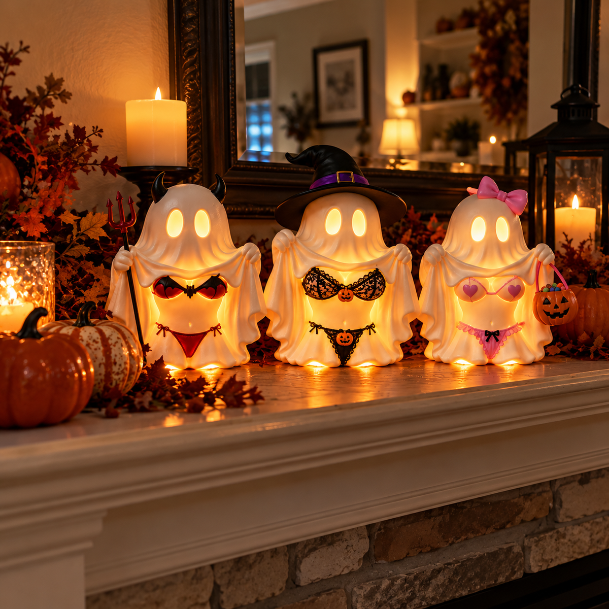 Cheeky Ghost Halloween Decor