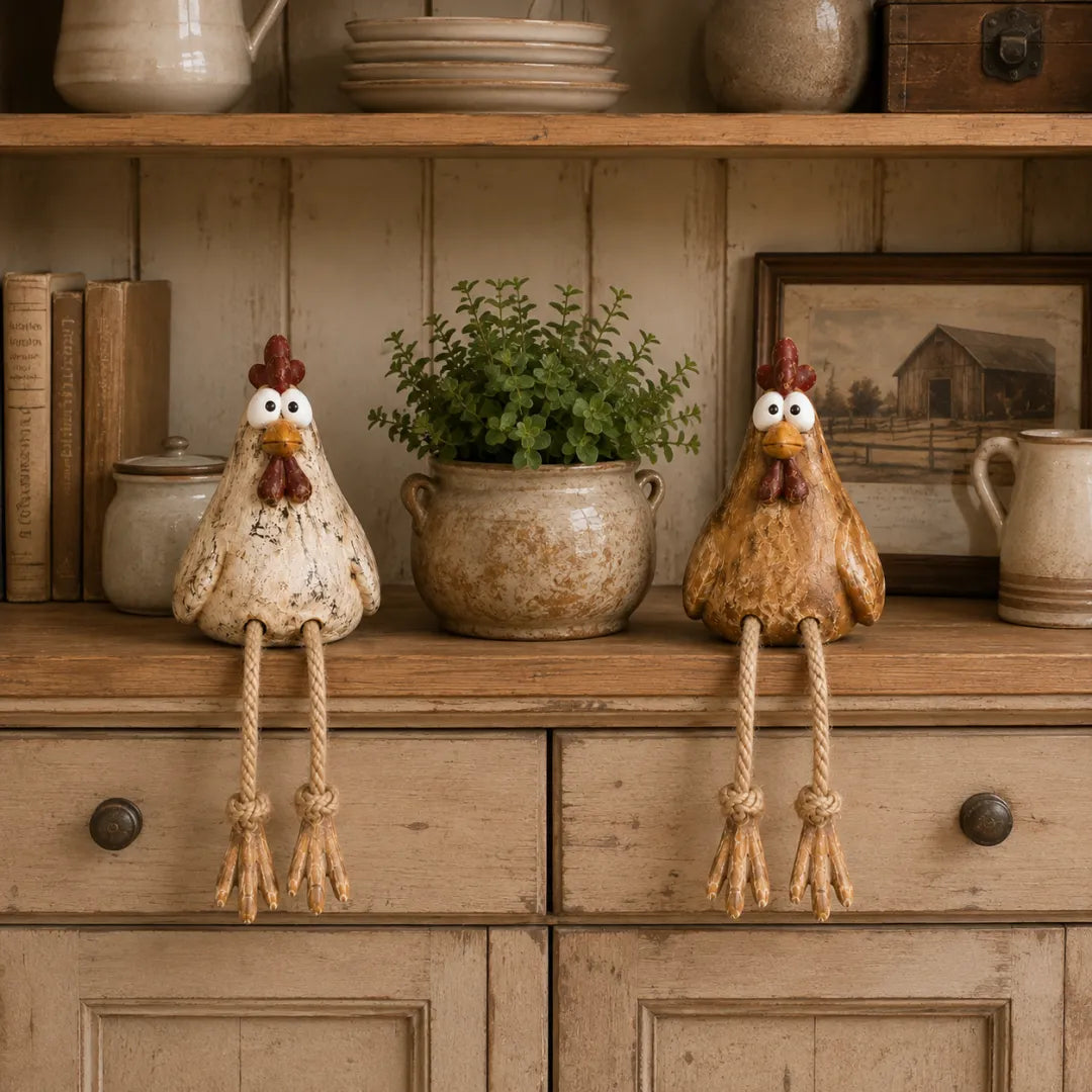 🎁Whimsical Farmhouse Flock Figurines — Charming Animal Pairs for Cozy Country Homes