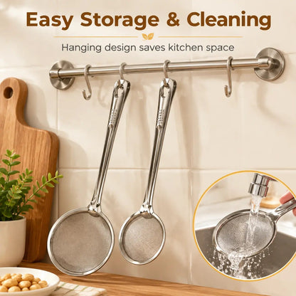 🍟✨ Fry & Drain Kitchen Tongs – Grab, Strain & Serve with One Handy Tool