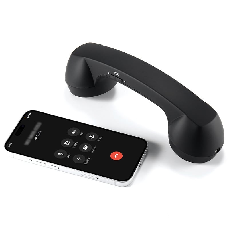 📞Vintage Select Bluetooth Phone Handset - Wireless/Wired and USB Phone Receiver for Comfortable Calls, Bluetooth/Type-c Port📞