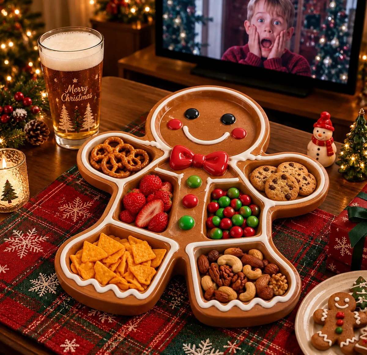 🔥Last Day 49% OFF🎄 Christmas Snack Serving Tray
