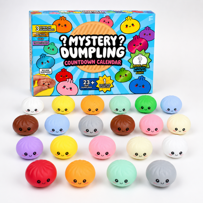 Mystery Dumpling Countdown Gift Box – 24 Days of Squishy Surprises