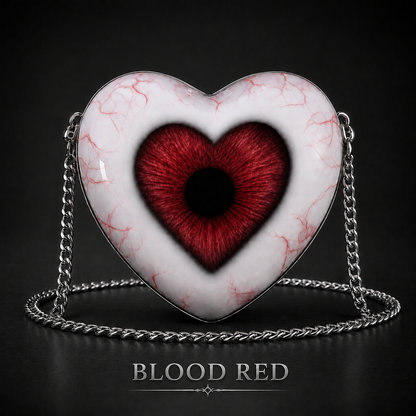 ❤ Gothic Heart Eye Statement Crossbody Bag