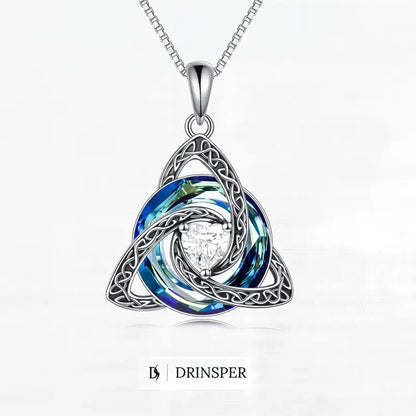 Celtic Heart Birthstone Necklace – Personalized Birth Month Gift