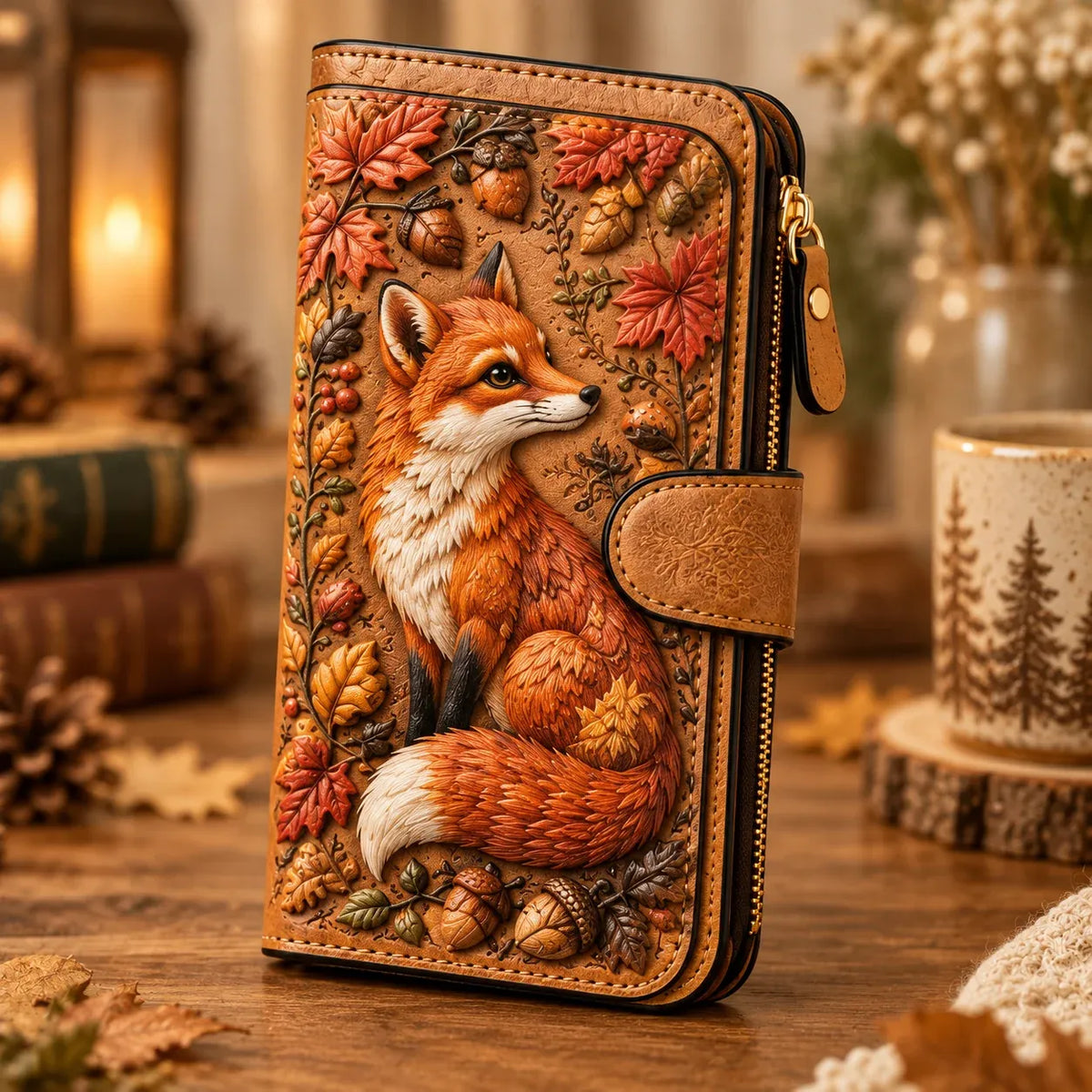 ✨ Vintage Embossed Art Wallet – Choose Your Favorite Design