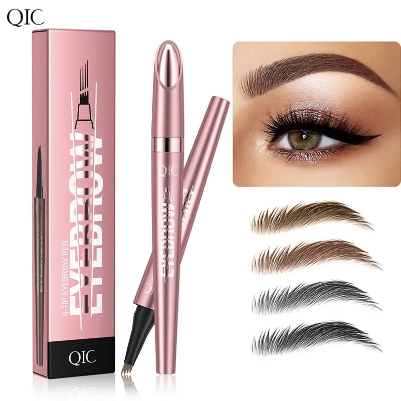 🎁Buy 1 Get 1 Free✨Waterproof Micro-Fork Eyebrow Pencil, Long-Lasting Brow Pen for Natural Hair-Like Strokes