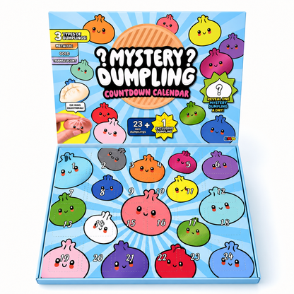 Mystery Dumpling Countdown Gift Box – 24 Days of Squishy Surprises