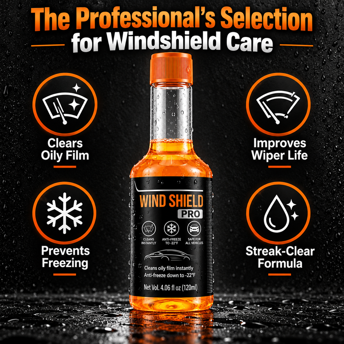 Windshield Pro Concentrate – Clearer Glass, Cleaner Vision in Any Season