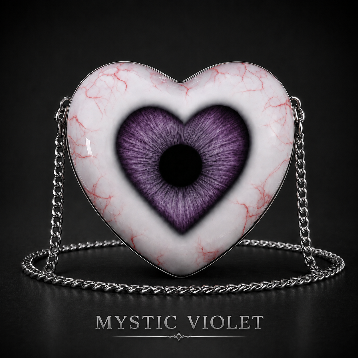 ❤ Gothic Heart Eye Statement Crossbody Bag
