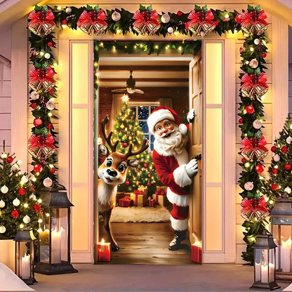 🎄🎅 2026 Festive Christmas Door Cover