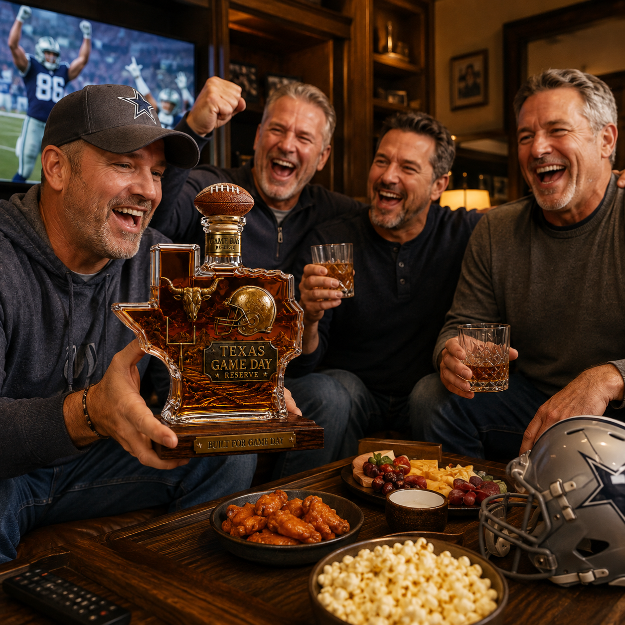 🏈 Texas Game Day Reserve Whiskey Decanter
