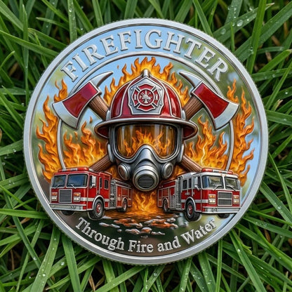 ⚡️Last Day 49% OFF - Firefighter Honor Tribute Commemorative Coin 🚒🔥🪙