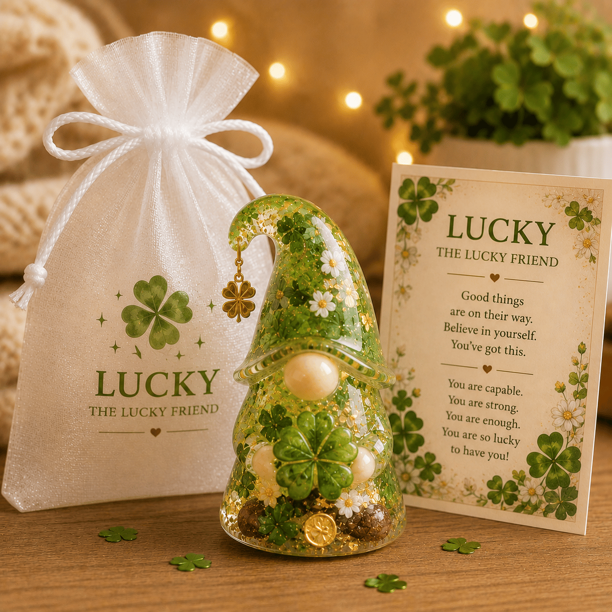 Emotional Support Gnome Gift Set