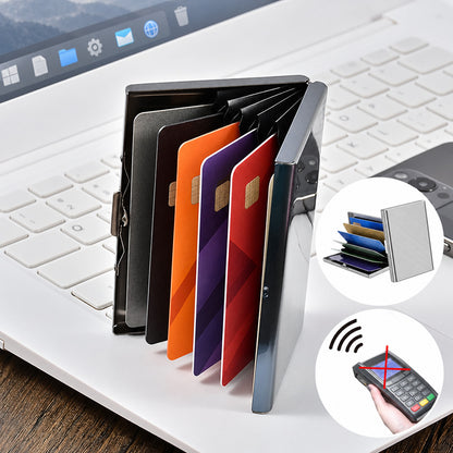 💳 Stainless Steel RFID-Blocking Card Holder🎁