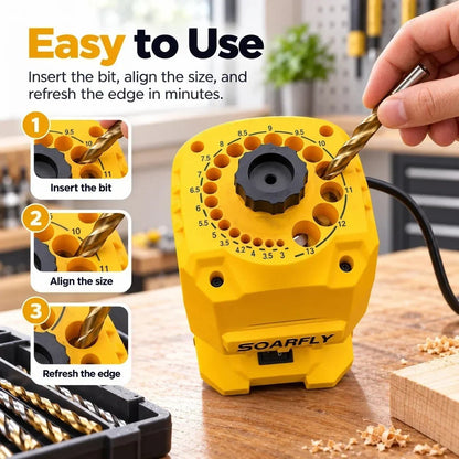 🔥🎁🔧 Electric Drill Bit Sharpener – Fast & Precise Sharpening ⚡