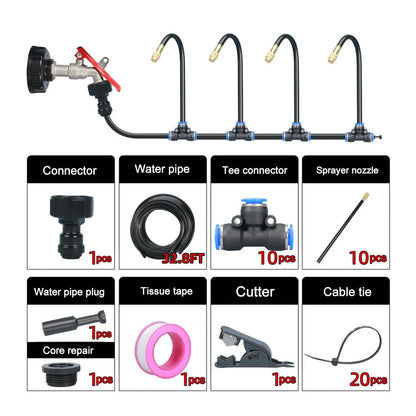 Flexible Garden Misting Kit for Everyday Watering