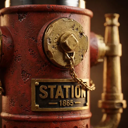 🚒 Vintage Fire Hydrant Coffee Mug – Unique Industrial Style Drinkware! ☕🔥