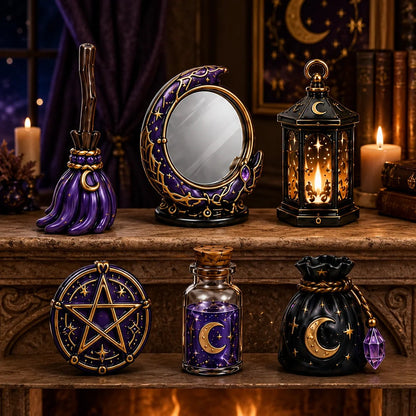 🔮 2026 Crystal Witch Advent Calendar | 24 Days of Mystical Miniatures, Crystal-Inspired Surprises & Witchy Fantasy Charm ✨