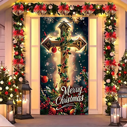 🎄🎅 2026 Festive Christmas Door Cover