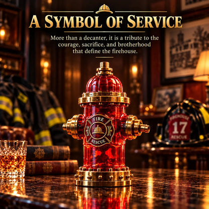 Firehouse Reserve™ — Firefighter Tribute Whiskey Decanter