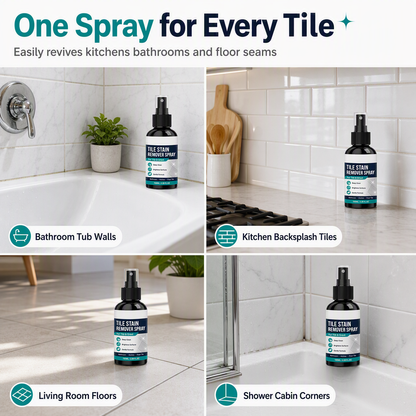 🧼🎯Grout Cleaning Spray – Easy Care for Tile Lines & Damp-Area Stains