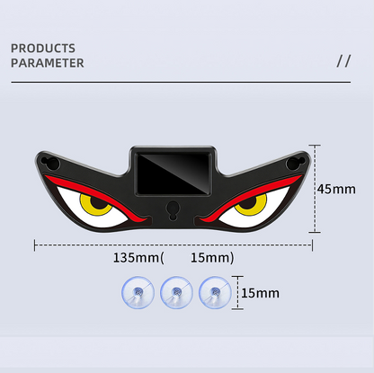 Solar Devil Eye LED Car Warning Light