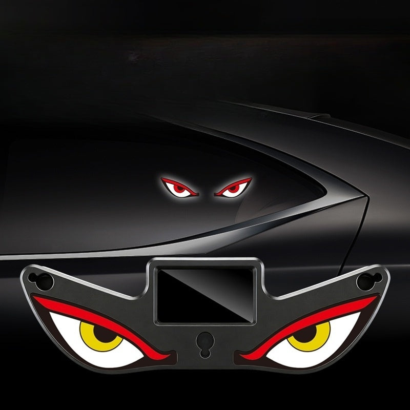 Solar Devil Eye LED Car Warning Light