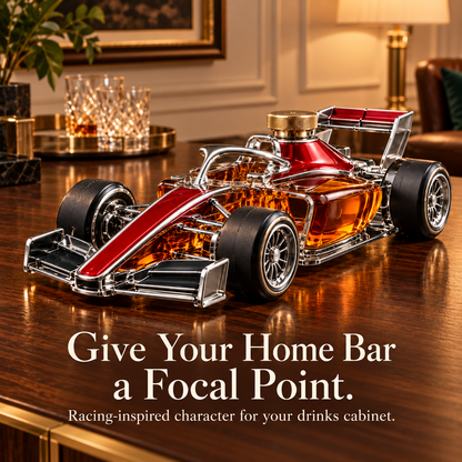 Open-Wheel Racing Car Whiskey Decanter – Collector Bottle & Gift for Motorsport Fans