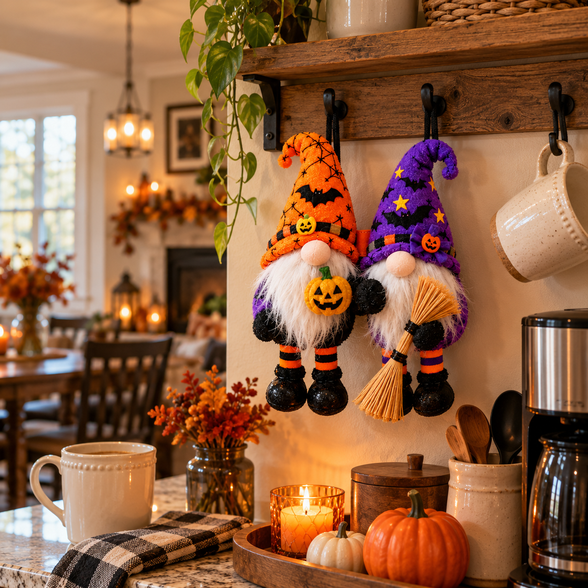 Halloween Handle Huggers – Plush Fridge, Rail & Hook Decorations