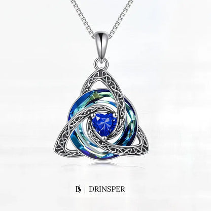 Celtic Heart Birthstone Necklace – Personalized Birth Month Gift