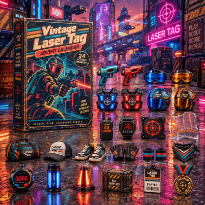 🔫🌈 24 Days of Neon Arena Nostalgia – Retro Laser Game Collector Countdown 2026