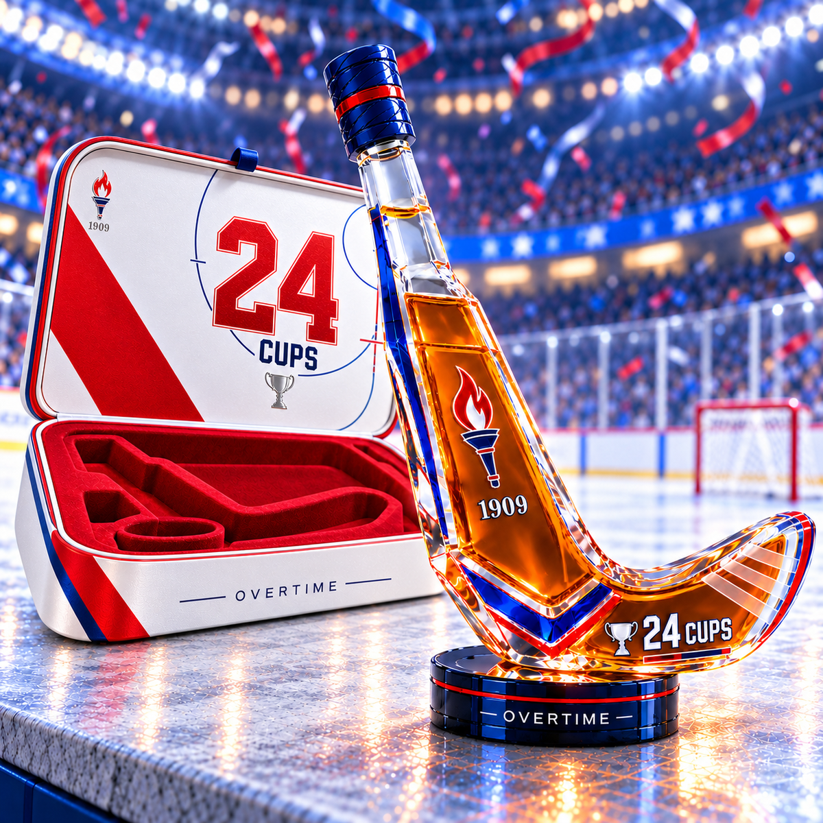 🏒Hockey Stick Whiskey Decanter — 2026–27 Limited Custom Edition