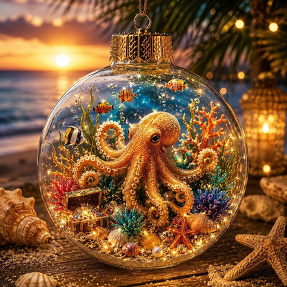 🌊Summer Ocean Animal Lighted Diorama Ornament