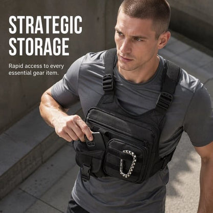 🎒⚡ Tactical Chest Pack – Quick-Access Storage, Secure Fit & Hands-Free Freedom
