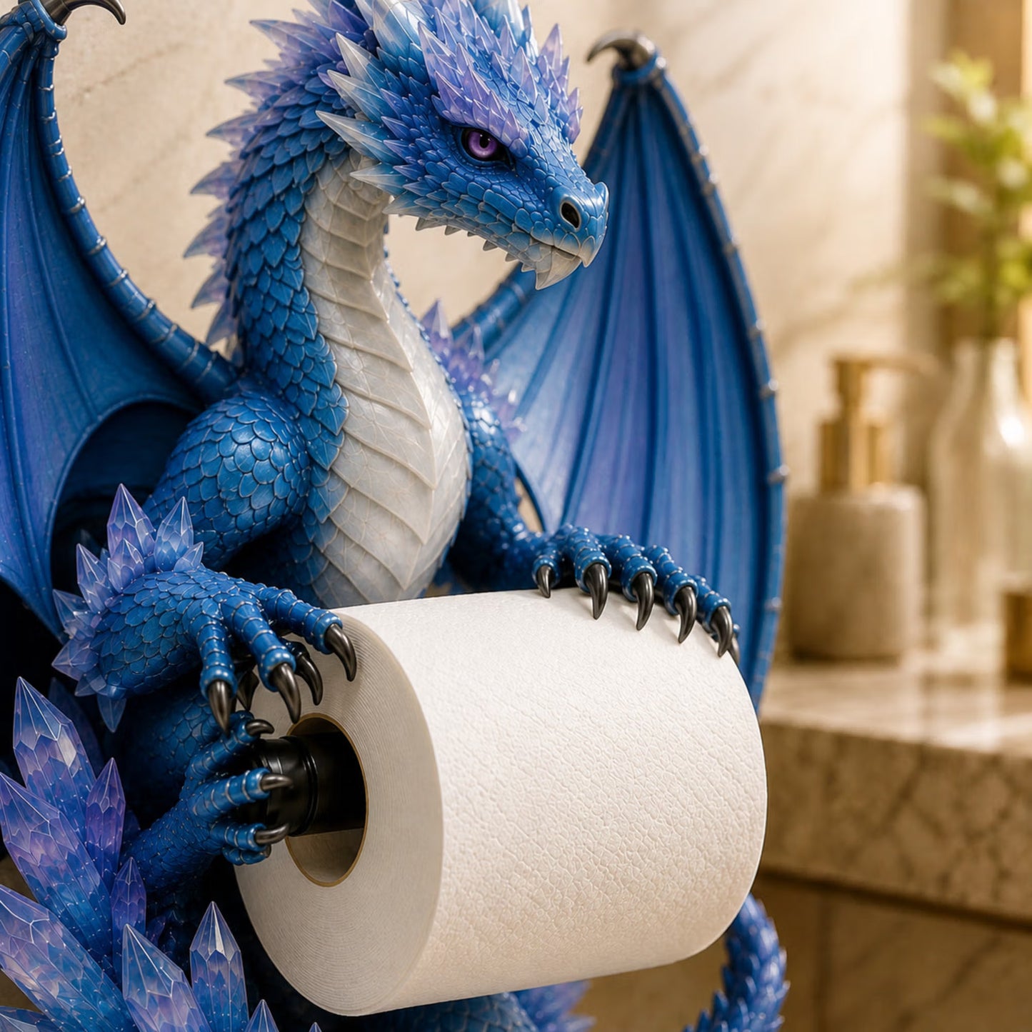 🐉Crystal Dragon Toilet Paper Holder