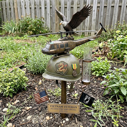 🚁Vietnam Veteran Memorial Rain Gauge🎁