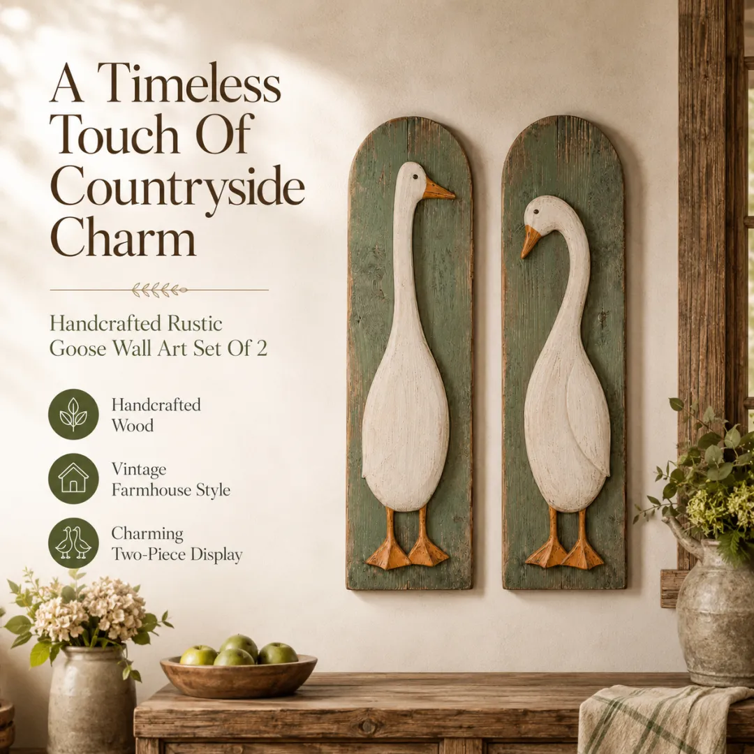 Vintage Goose Wall Decor
