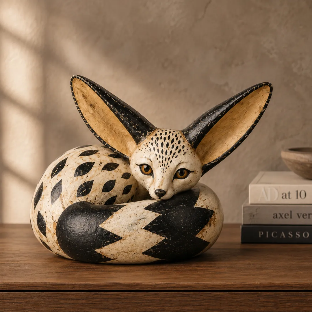 🎁Vintage Fennec Fox Sculpture