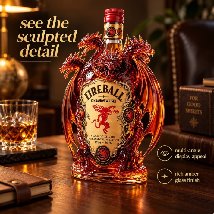 🐉 Legendary Dragon Bar Decanter – Sculpted Collector Bottle for Home Bar & Gifting