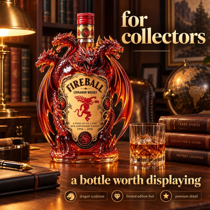 Dragon collector bottle display